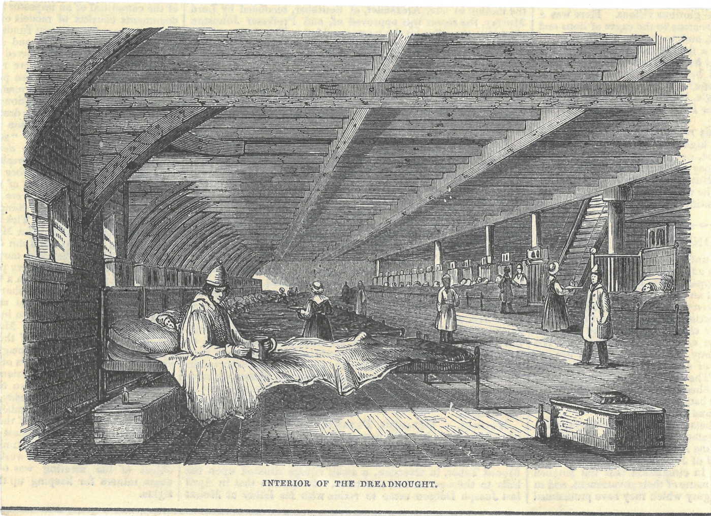 2 Picture 2 - the interior of the Dreadnought ship from The Graphic May 1870 