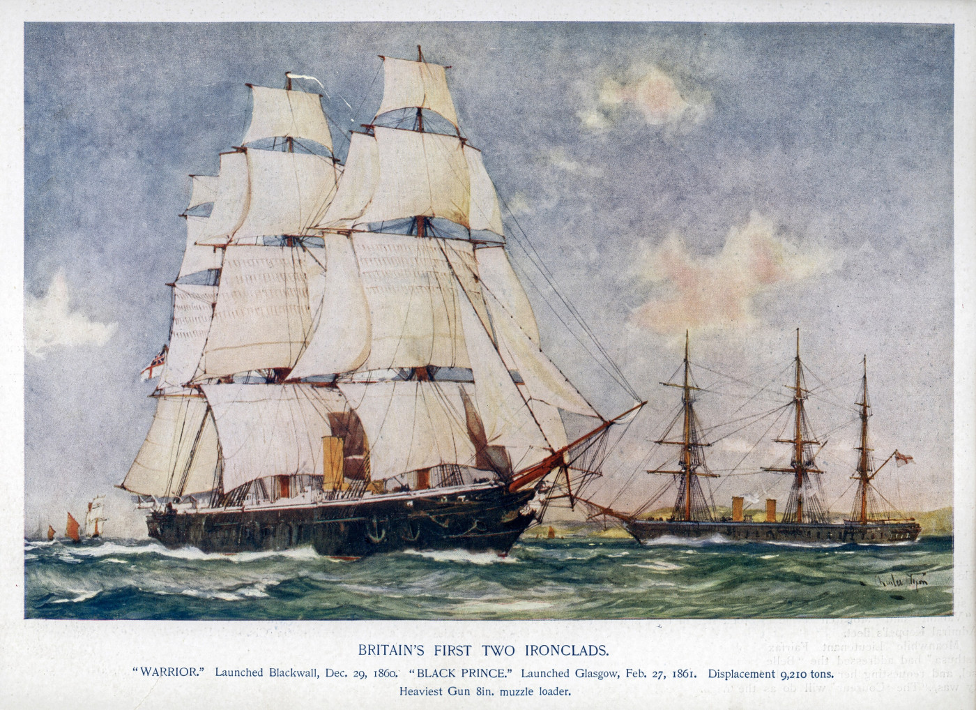 Britain's first two ironclads