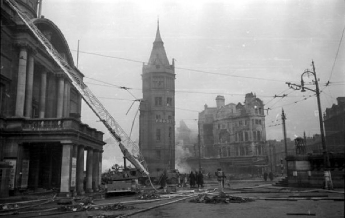 Bomb damage Hull