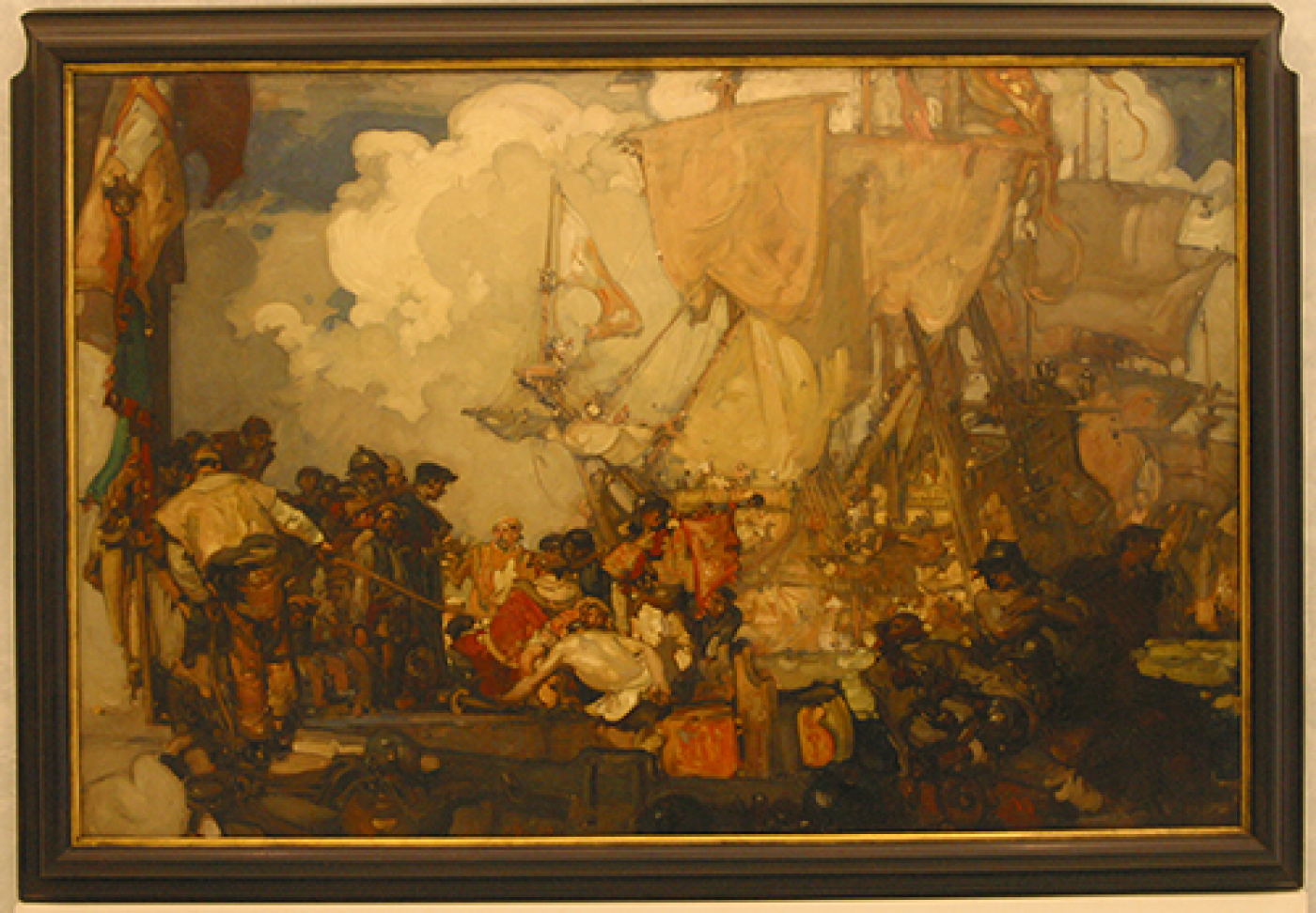 Brangwyn Capture of the Plate Vessels