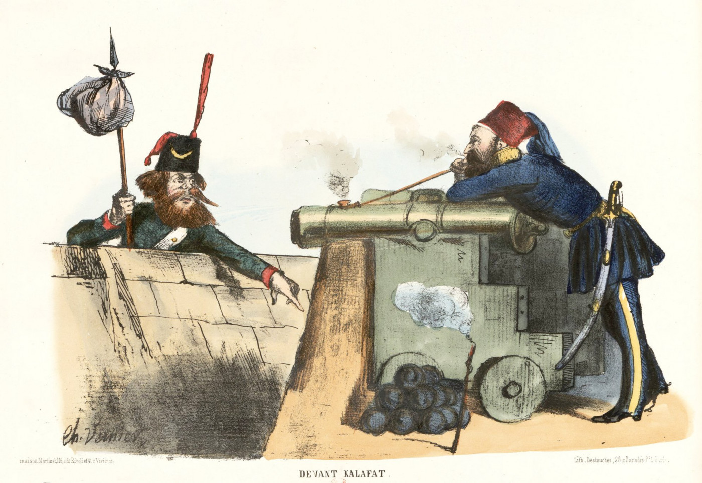 A French view of the Crimean War in 1854