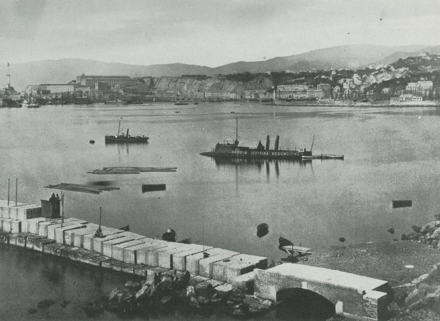 genoa port 1887 - il porto di genova port authority archives permission pending