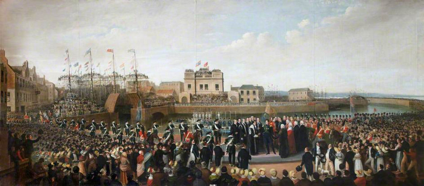 George IV at Leith