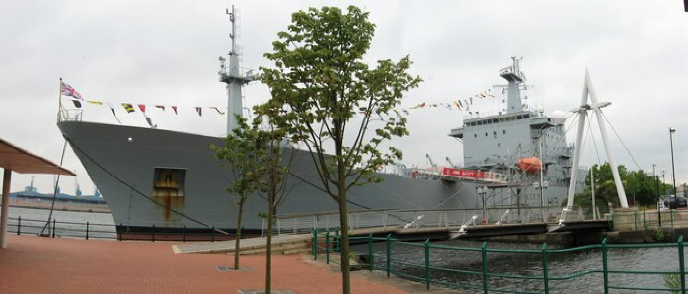 HMS Scott, Roath Basin, Cardiff, 2010