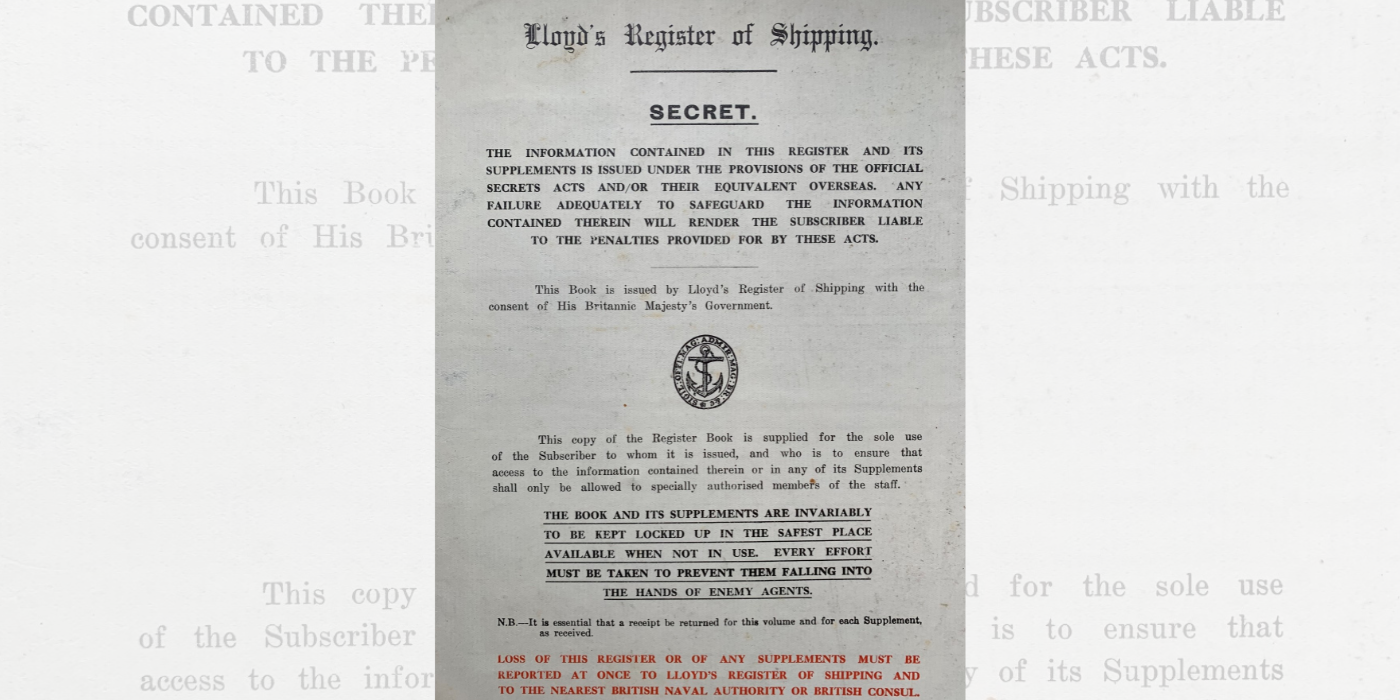 S.J. Wright, Own Photograph, taken 25 April 2025 – 1945-46 Register Book, q HE 561 L7, Blaydes Marit