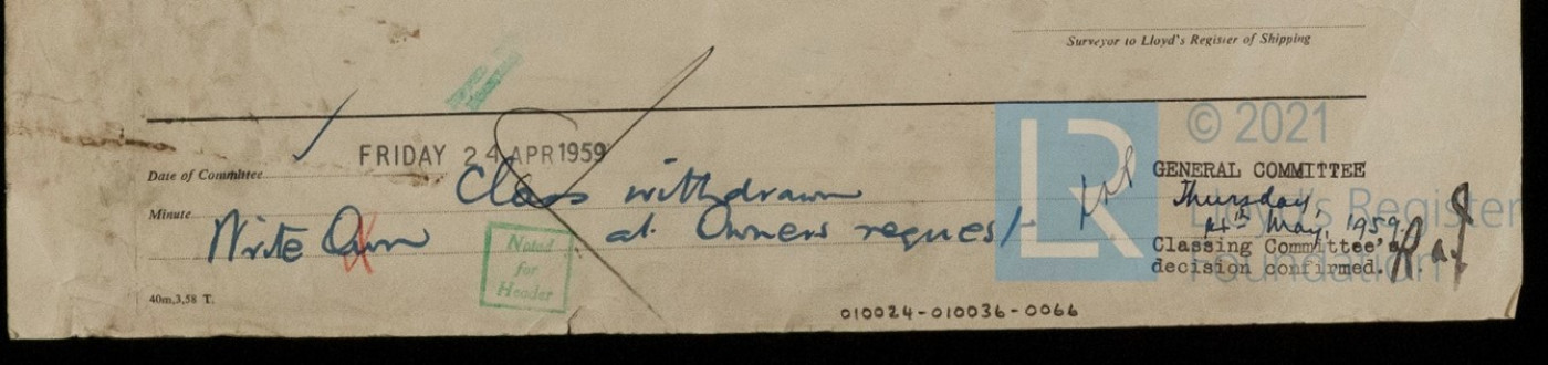 Viola’s class withdrawn at owners request