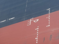 Load line on merchant ship