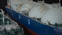 Liquified Natural Gas (LNG) carriers presented to the Foundation in 1999 by the shipbuilders Hyundai Heavy Industries of South Korea