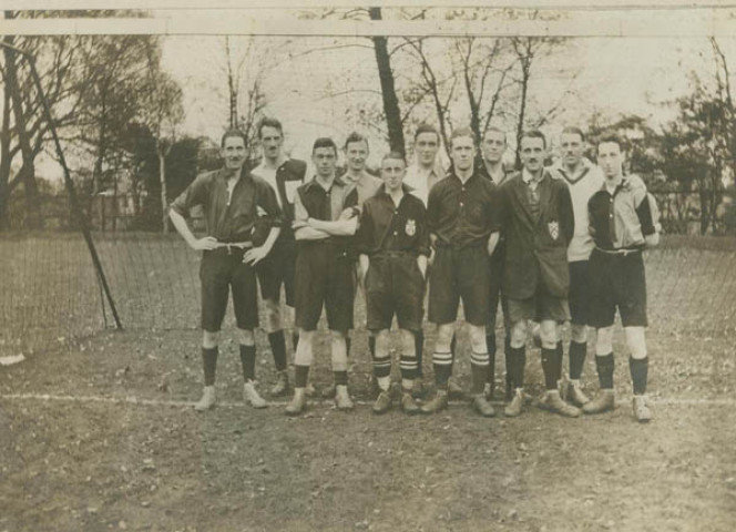 Football match at Dulwich 1919